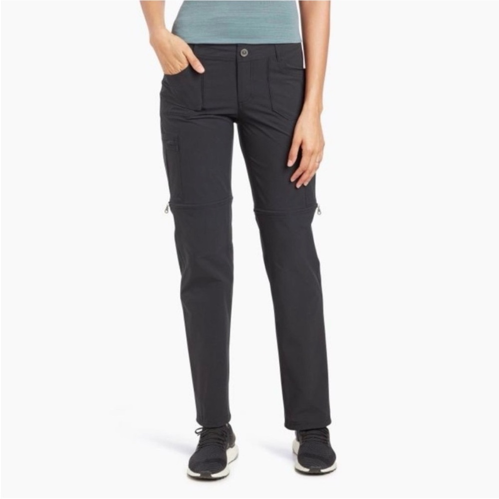 Womens KUHL Horizon
Horizn Convertible Cargo Pants Charcoal Gray Sz 8